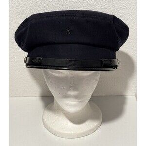 Lancaster Brand Fire Department FD Uniform Hat Cap Blue Employee Work Costume